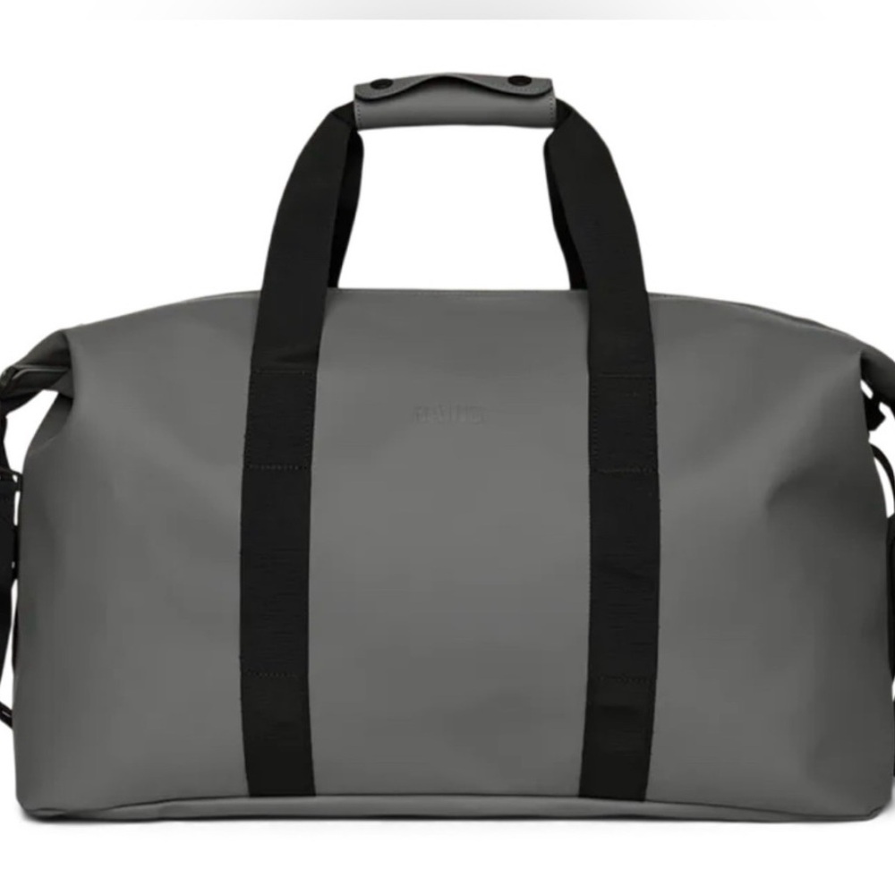 NWT Rains Gray Travel Duffle